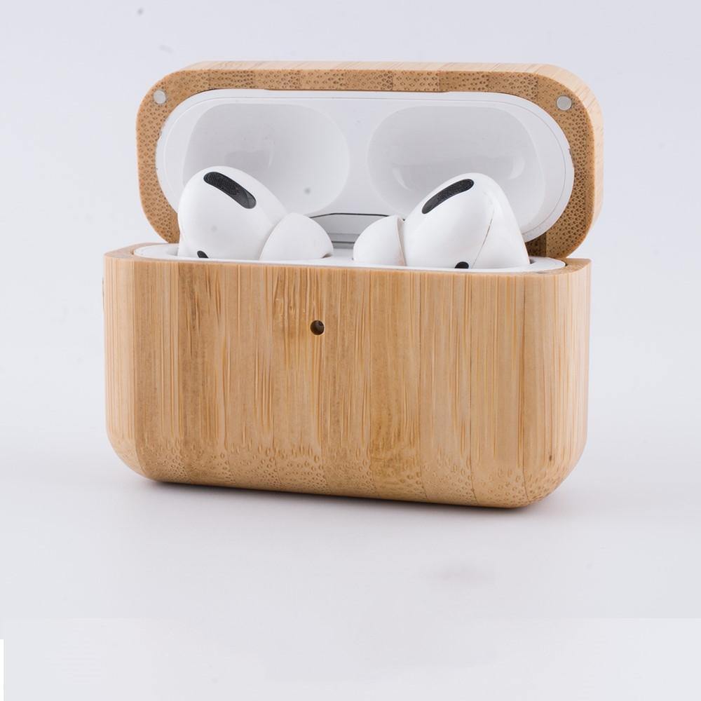 Bamboo AirPods Pro Case with Keychain AirPod Case Cover