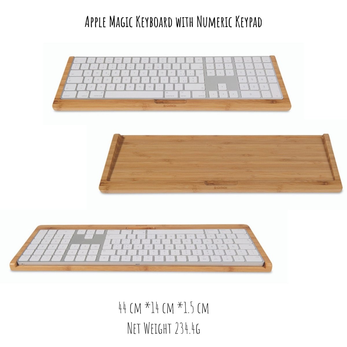 Bamboo Apple Magic Keyboard Tray - iWoodStore