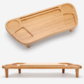 Bamboo Monitor Stand Organizer - iWoodStore