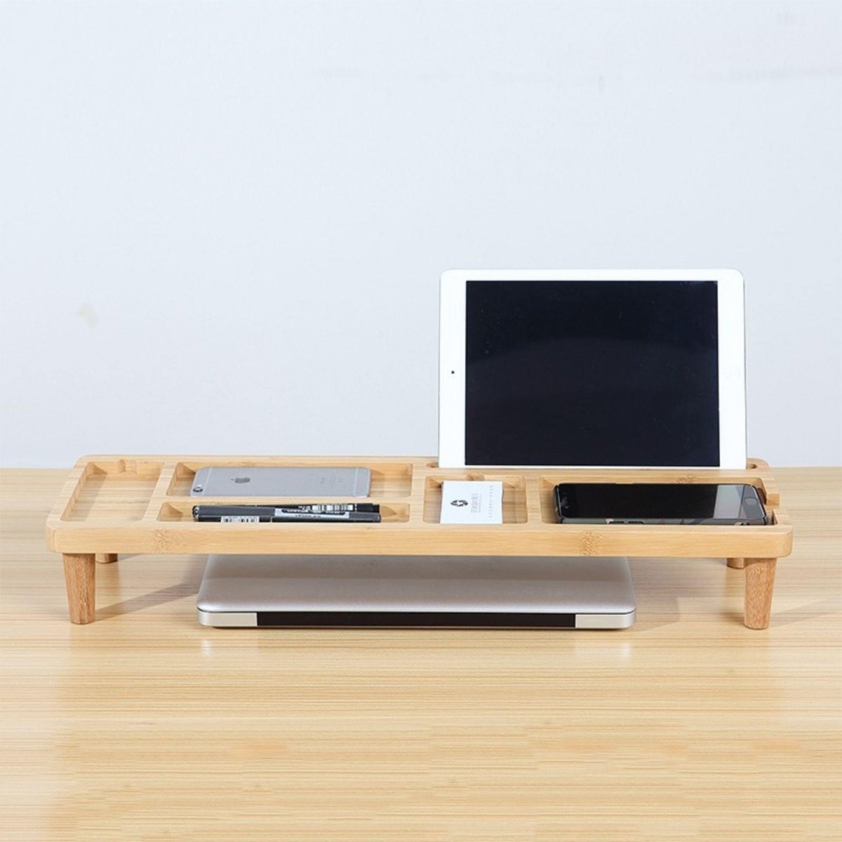 Bamboo Stand Organizer for Desk - iWoodStore