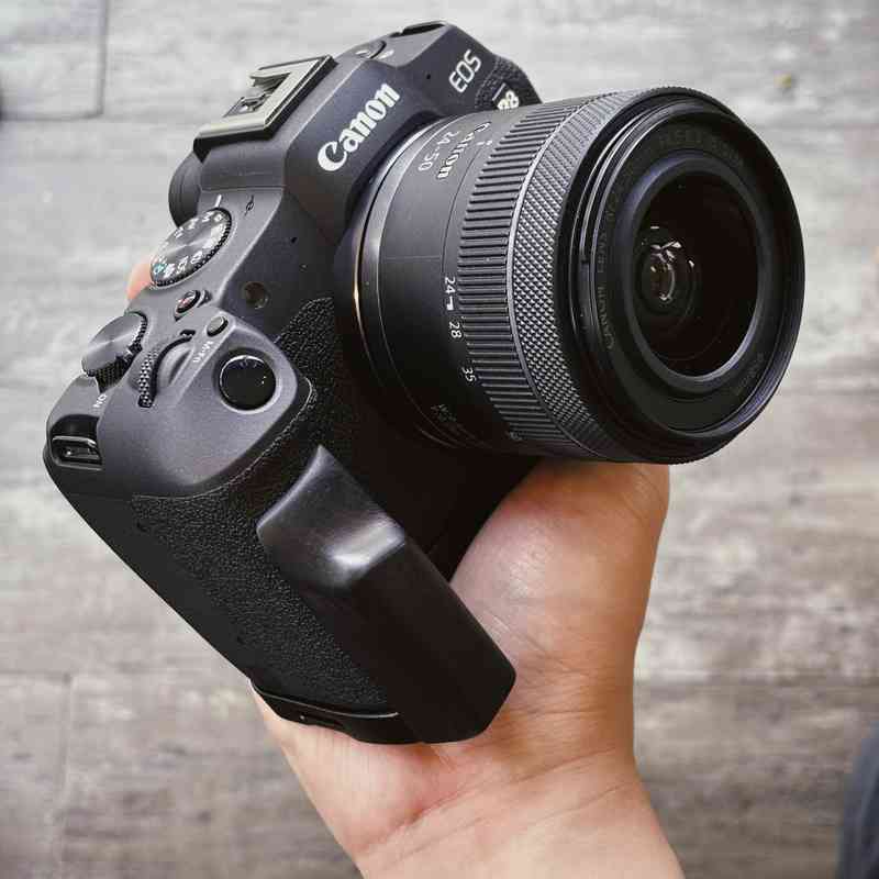 Canon R8 グリップ 木製 EOS R8 ハンドグリップ