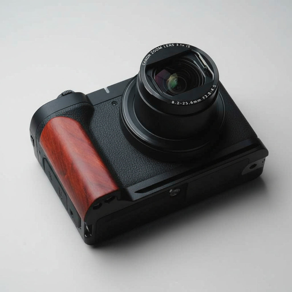 Canon V1 Wooden Hand Grip 🌟 Premium Wood Grip for PowerShot V1