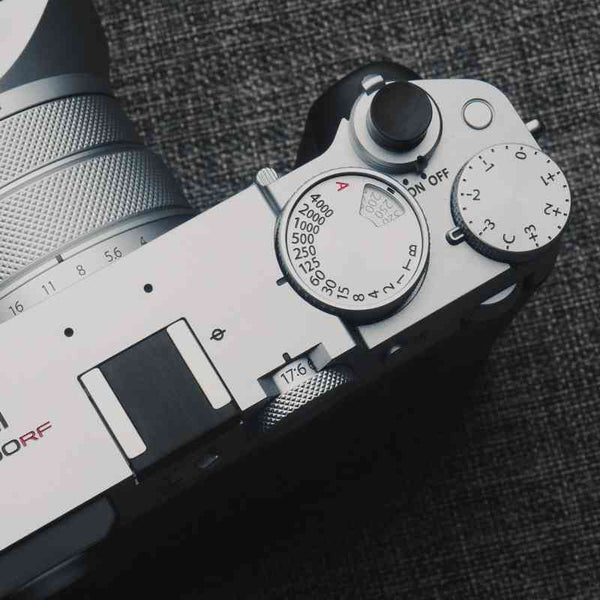 Cover Set Fuji GFX100RF GFX50 Hotshoe Shutter Button Wood