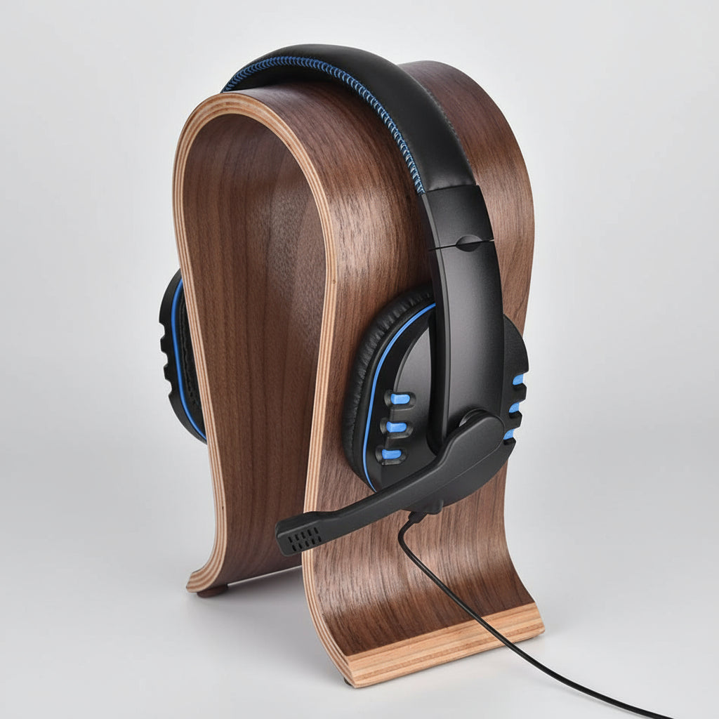 Earphone Hanger U shaped Headphone Stand - iWoodStore