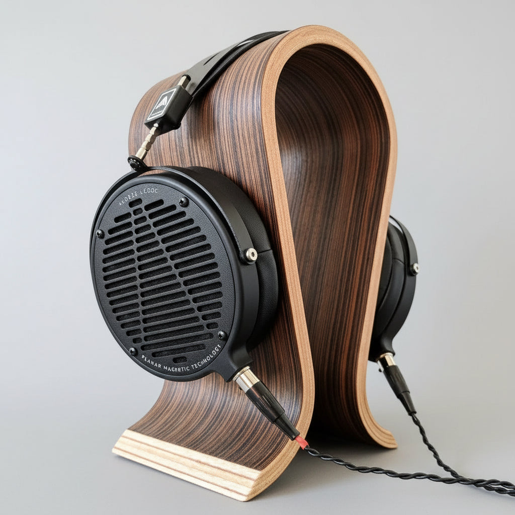 Earphone Hanger U shaped Headphone Stand - iWoodStore