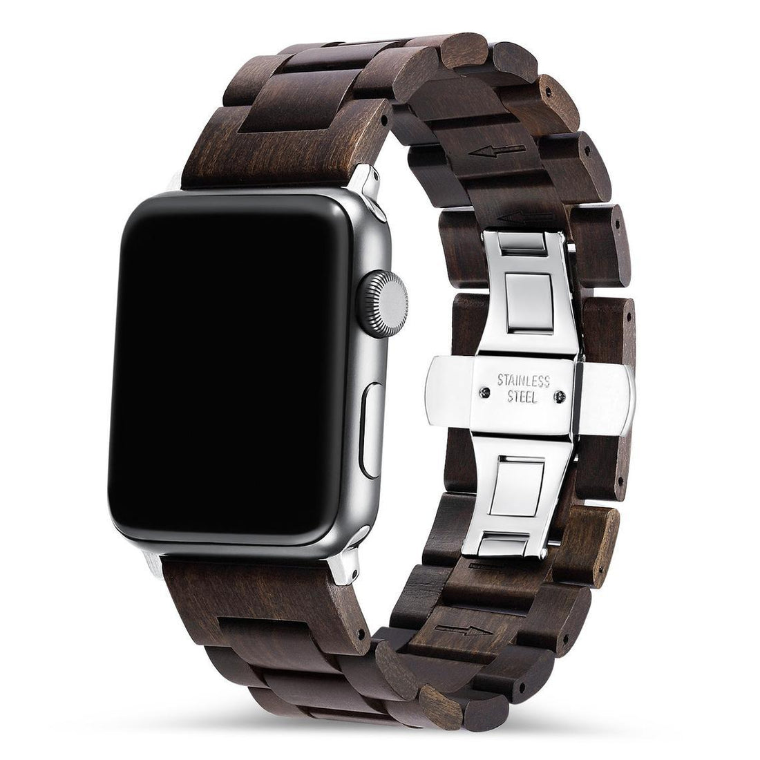 Ebony Apple Watch Wooden Band - iWoodStore