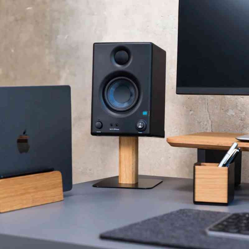 Edifier Desktop Speaker Stand Wood - iWoodStore