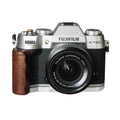 Extended Wooden Fuji XT50 Grip MS Design - iWoodStore