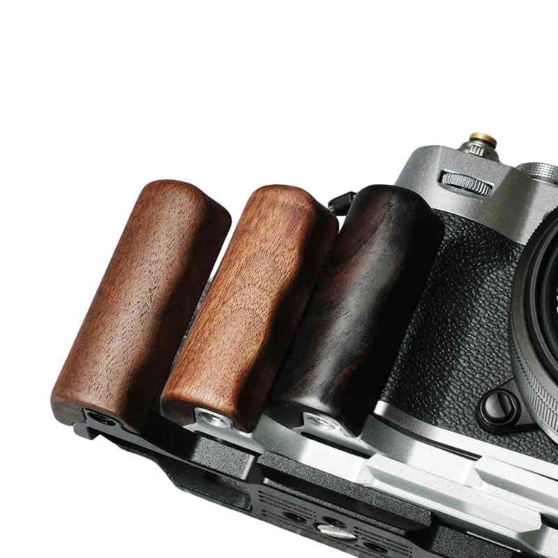 Extended Wooden Fuji XT50 Grip MS Design - iWoodStore