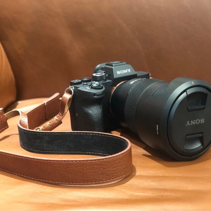 Extra Thick Leather Strap For Camera KC Design - iWoodStore