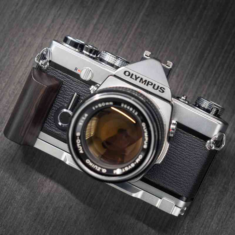 フィルム オリンパス OM1 グリップウッド (OM2 OM3Ti)