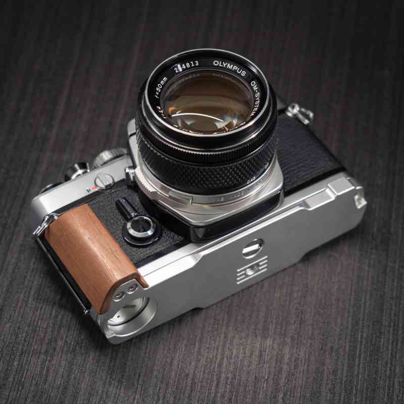 フィルム オリンパス OM1 グリップウッド (OM2 OM3Ti)