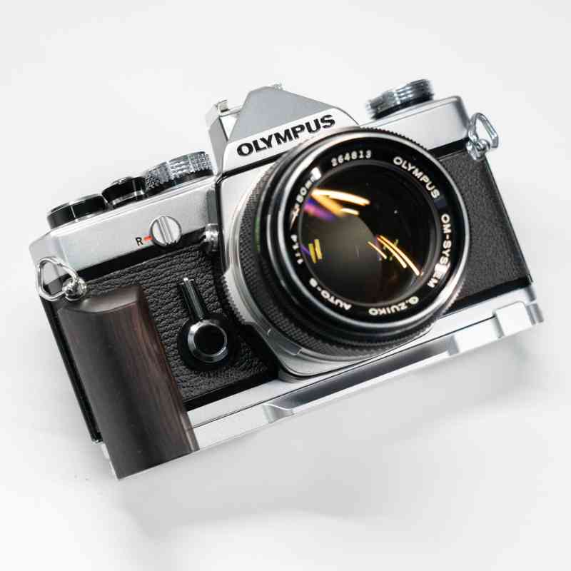 Film Olympus OM1 Grip Wood (OM2 OM3Ti)