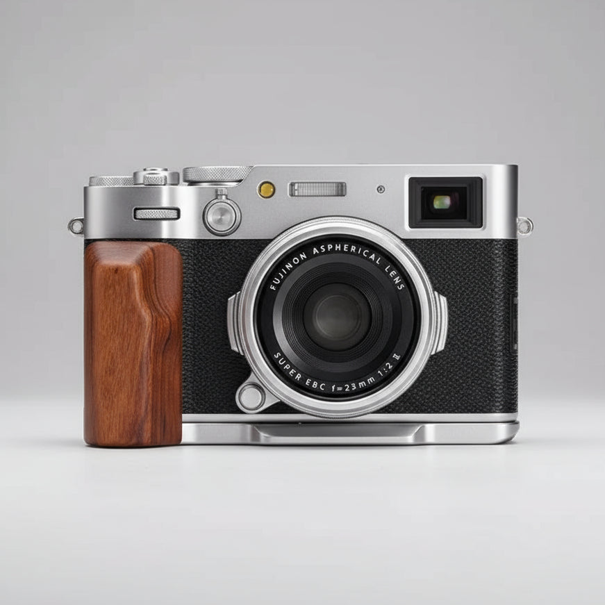 Fuji X100VI グリップ 📷 X100Vシリーズカメラ用木製ハンドル