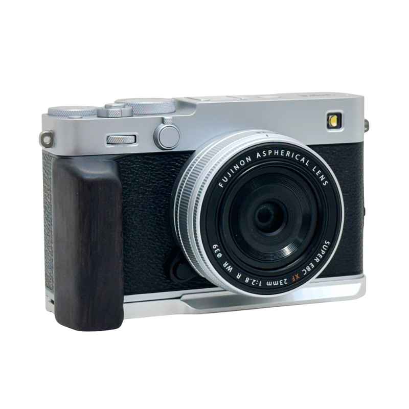 Fuji XE5 Wooden Grip by MS Design – Premium Walnut, Ebony or