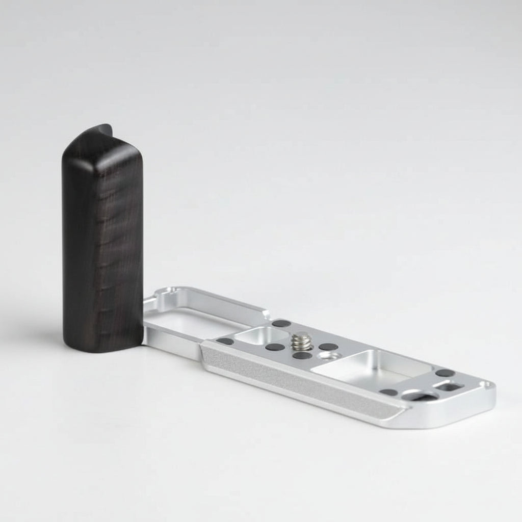 Fuji XE5 Wooden Grip by MS Design – Premium Walnut, Ebony or