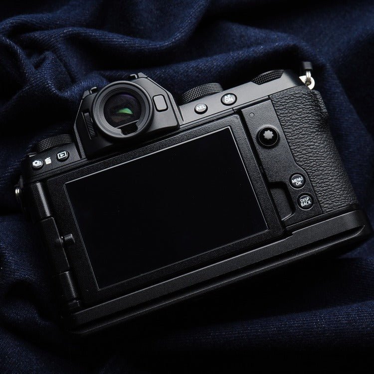 FUJIFILM フジフイルム XS10用 ハンドグリップ（黒檀/エボニー) Fuji XS10 カメラハンドル X-S10 ハンドグリップ 📷 本物の木製 🌳