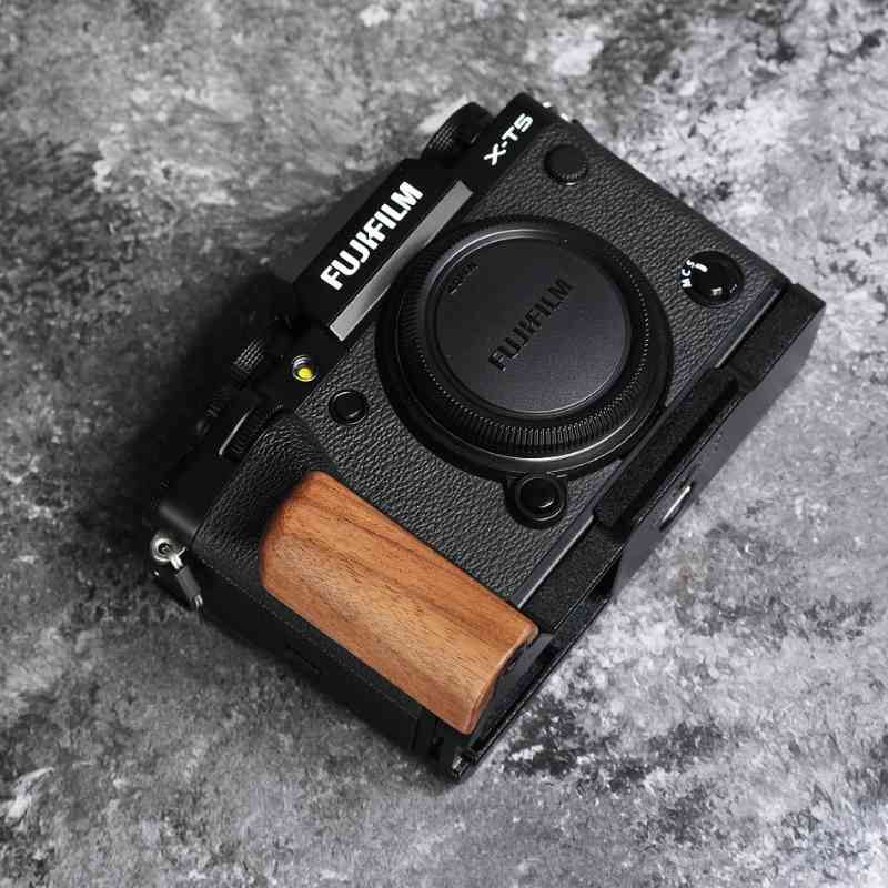 Fuji XT5 Grip Wood MS Design - iWoodStore