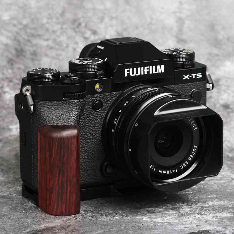 Fuji XT5 Grip Wood MS Design - iWoodStore