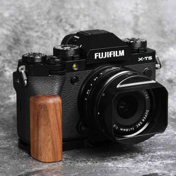 Fuji XT5 Grip Wood MS Design - iWoodStore