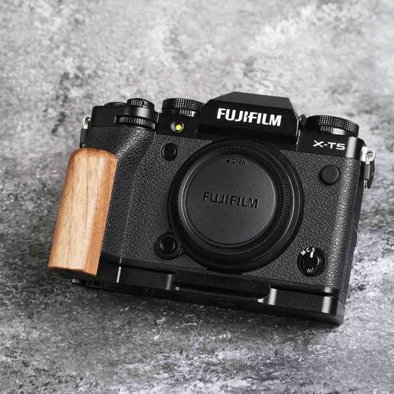 Fuji XT5 Grip Wood MS Design - iWoodStore