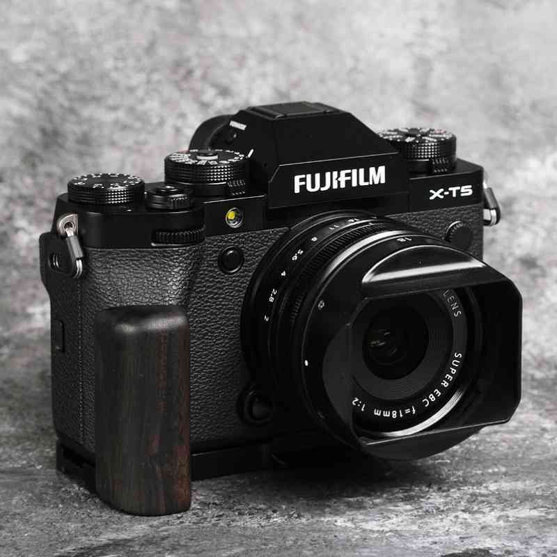 Fuji XT5 Grip Wood MS Design - iWoodStore