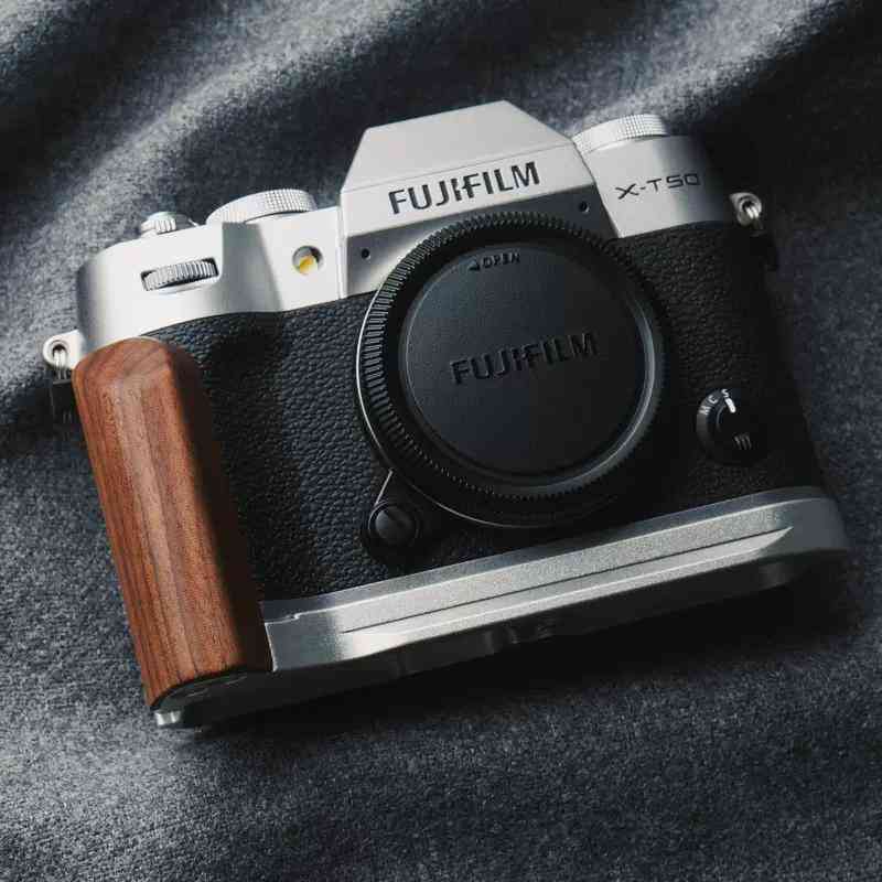 Fuji XT50 Grip Wood KC Design (X - T50) - iWoodStore