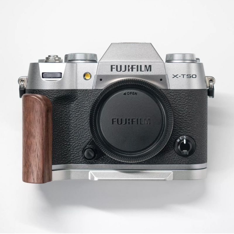 Fuji XT50 Grip Wood YW Design (X - T50) - iWoodStore