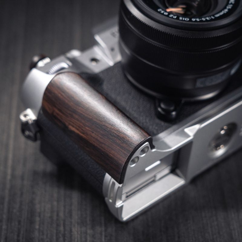 Fuji XT50 Grip Wood YW Design (X - T50) - iWoodStore