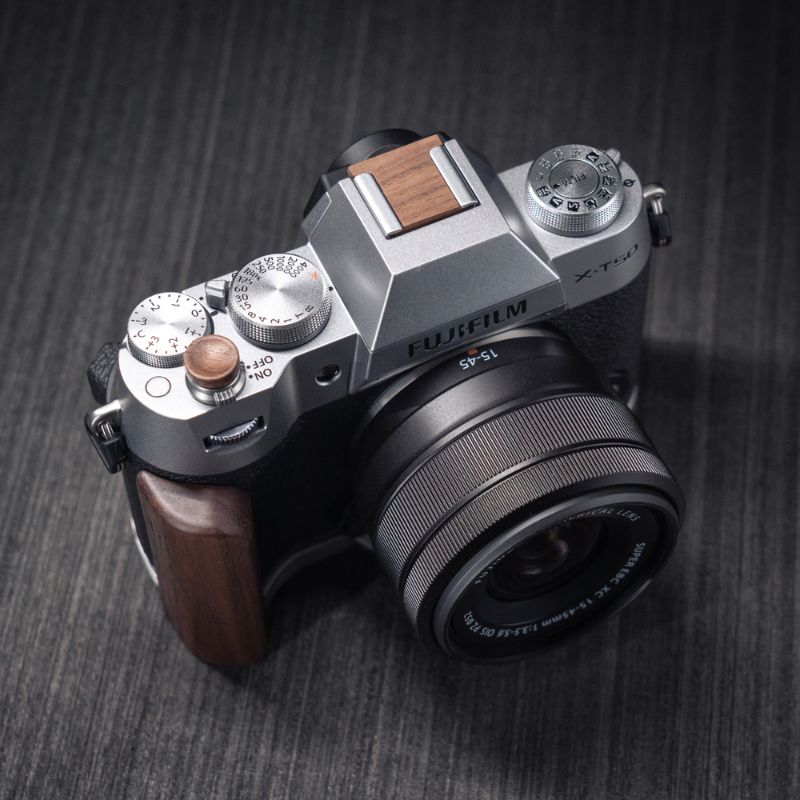 Fuji XT50 Grip Wood YW Design (X - T50) - iWoodStore