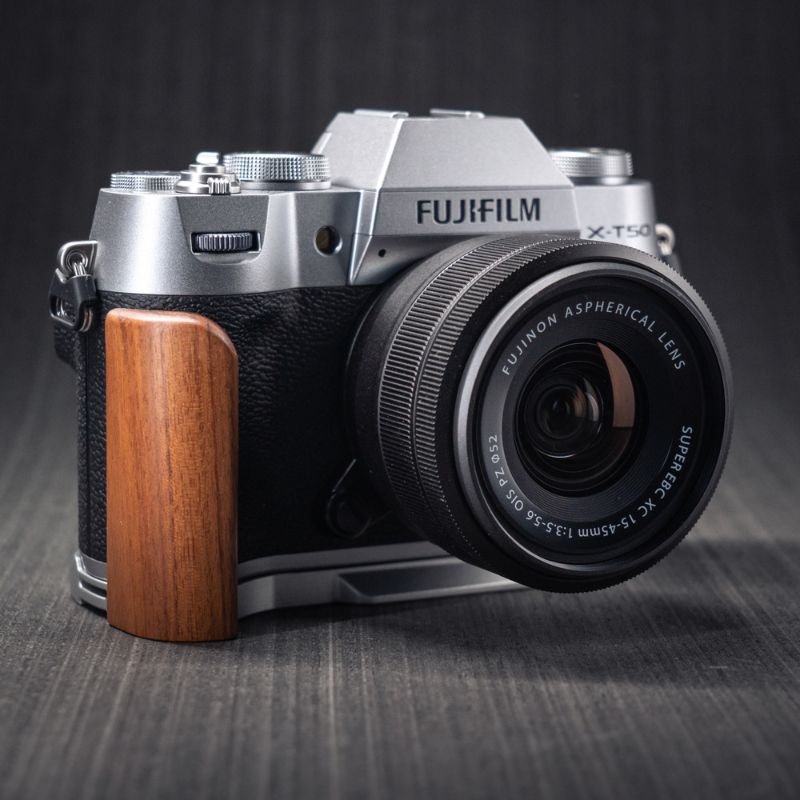 Fuji XT50 Grip Wood YW Design (X - T50) - iWoodStore