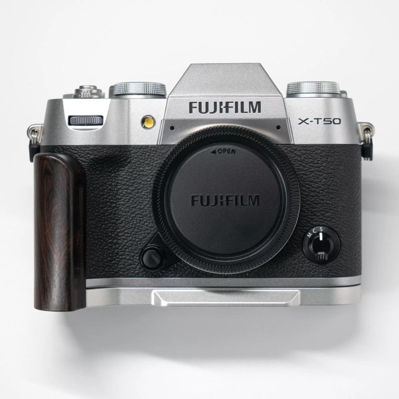 Fuji XT50 Grip Wood YW Design (X - T50) - iWoodStore