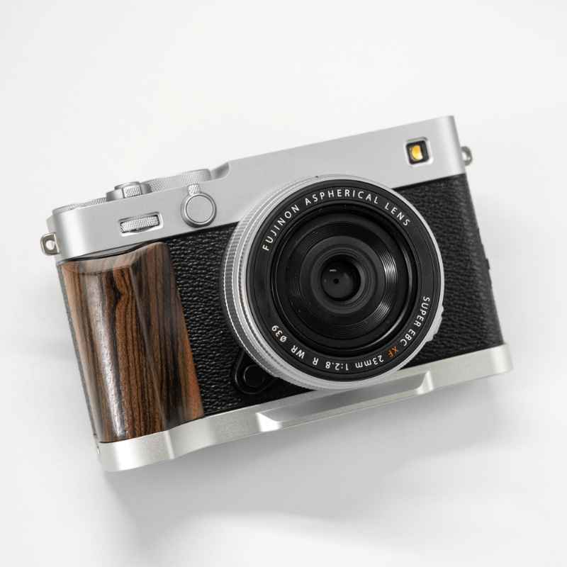 Wooden Fuji XE5 Handgrip – L-Shape Arca by iWoodStore
