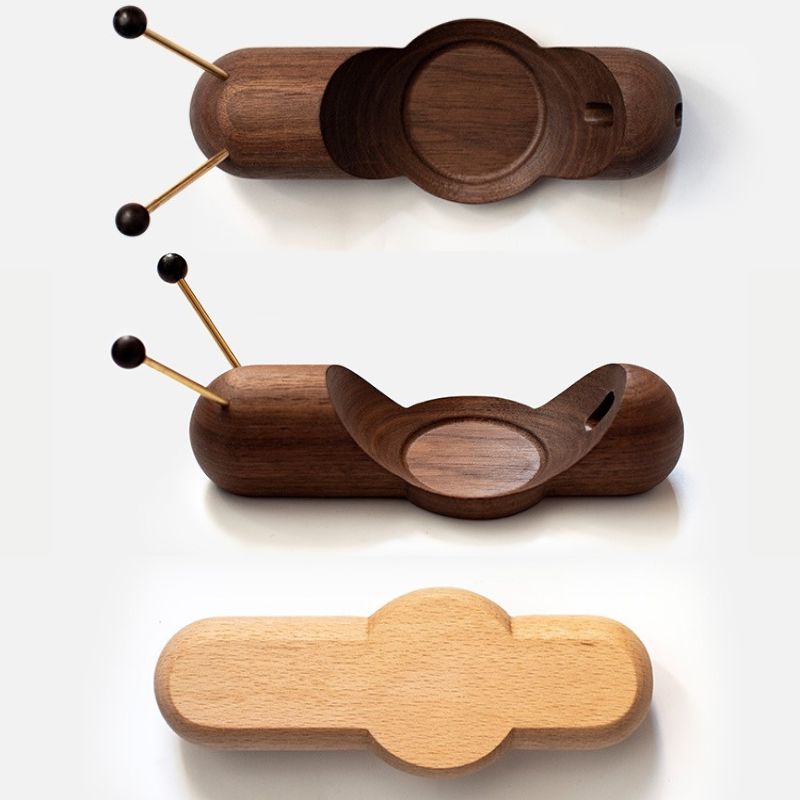 Stylish Snail Style HomePod Mini Docking Station - Wood 🌳🔥