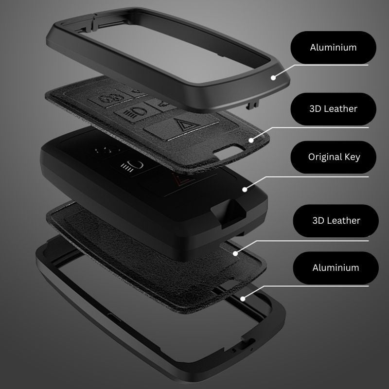 Leather Key Case Shell for Jaguar Land Rover Range Rover 🚗