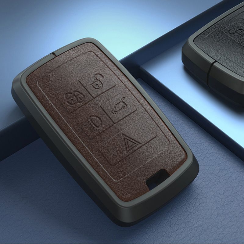 Leather Key Case Shell for Jaguar Land Rover Range Rover 🚗