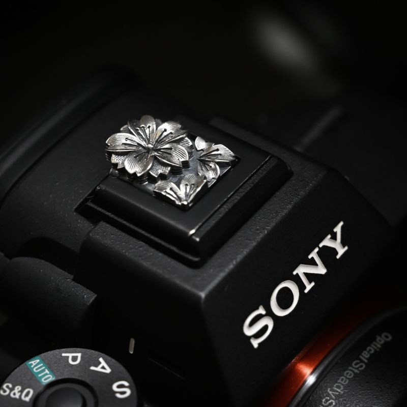Jewelry Sakura Hot Shoe Cover Sony A7C2 A7 A9 Silver 925 - iWoodStore