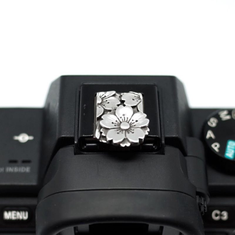 Jewelry Sakura Hot Shoe Cover Sony A7C2 A7 A9 Silver 925 - iWoodStore