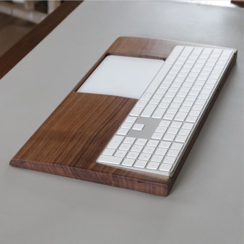 Large Magic Keyboard Trackpad Tray - iWoodStore