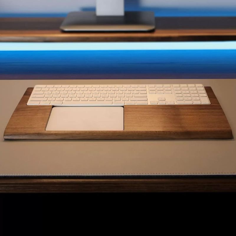 Large Magic Keyboard Trackpad Tray - iWoodStore