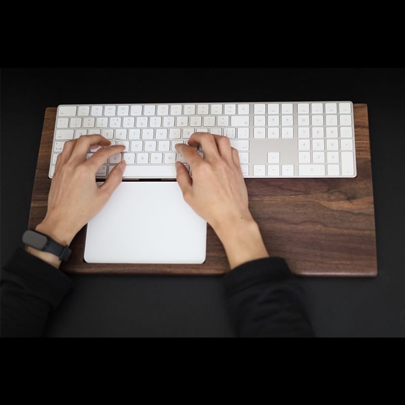 Large Magic Keyboard Trackpad Tray - iWoodStore