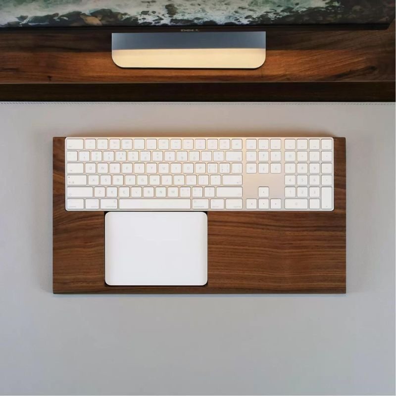 Large Magic Keyboard Trackpad Tray - iWoodStore