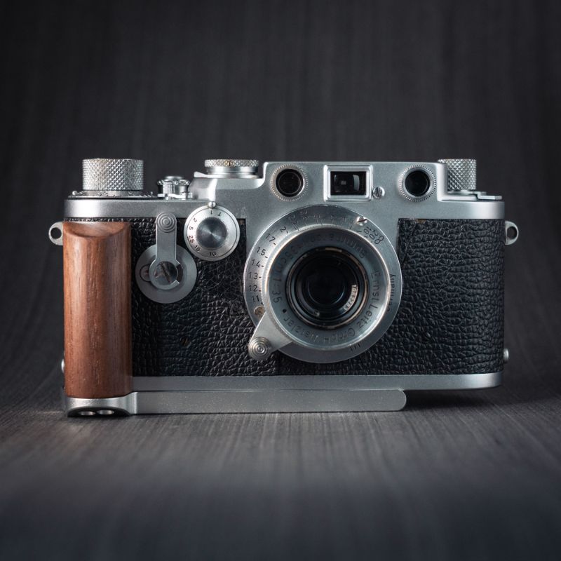 Wood Grip for Leica Barnack 3f/3g 📷 Elevate Your Experience