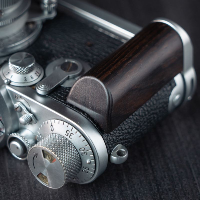 Wood Grip for Leica Barnack 3f/3g 📷 Elevate Your Experience