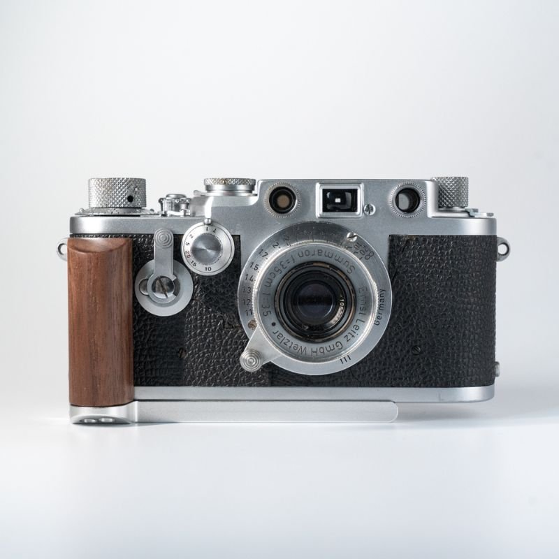 ライカ バルナック 3f/3g用ウッドグリップ📷 撮影体験を向上