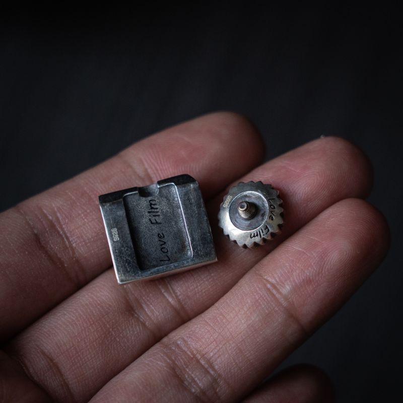 Leica Fujifilm Shutter Button Hot Shoe Cover Silver Sakura