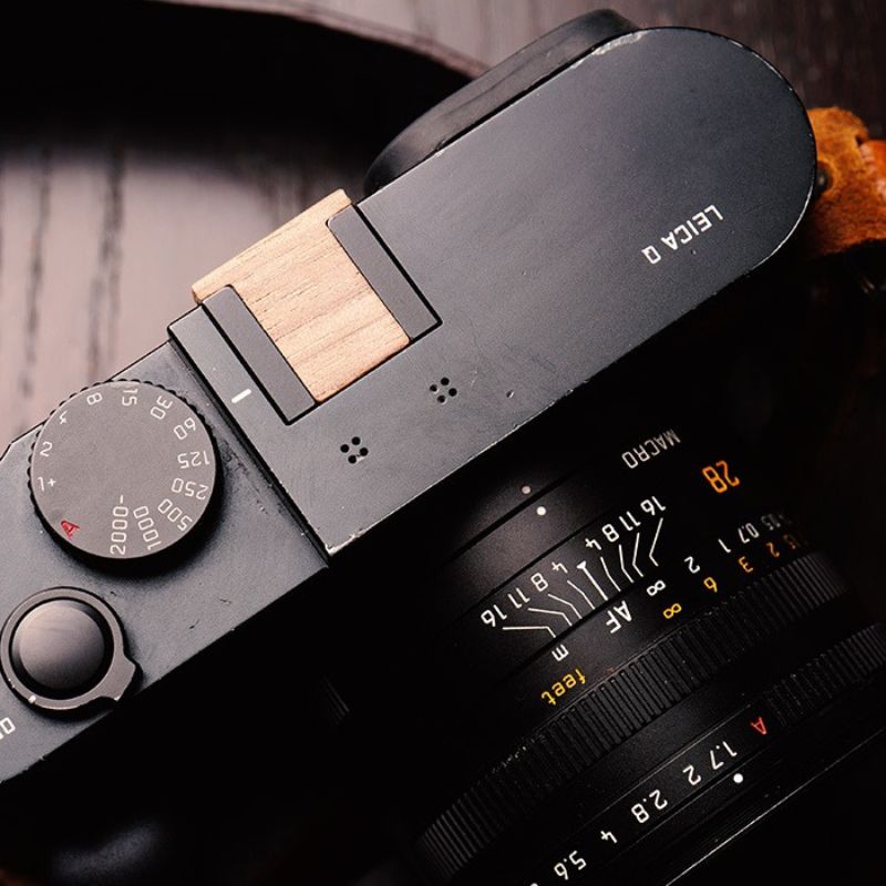 Leica Q2 Q1 Hot Shoe Shutter Button Cover Set 📷🔥 Wood 🌳