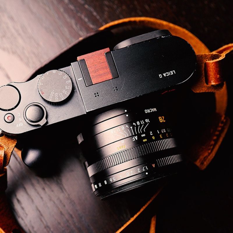 Leica Q2 Q1 Hot Shoe Shutter Button Cover Set 📷🔥 Wood 🌳