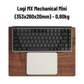 Logitech MX Keyboard Tray Magic TrackPad Palm Rest - iWoodStore