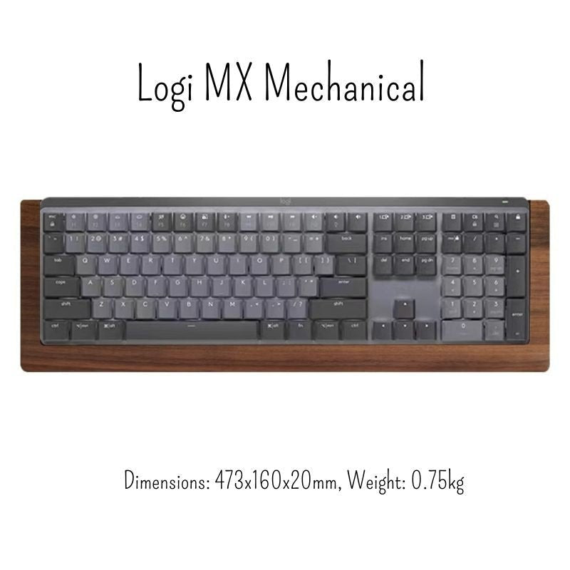 Logitech MX Keyboard Tray Palm Rest - iWoodStore